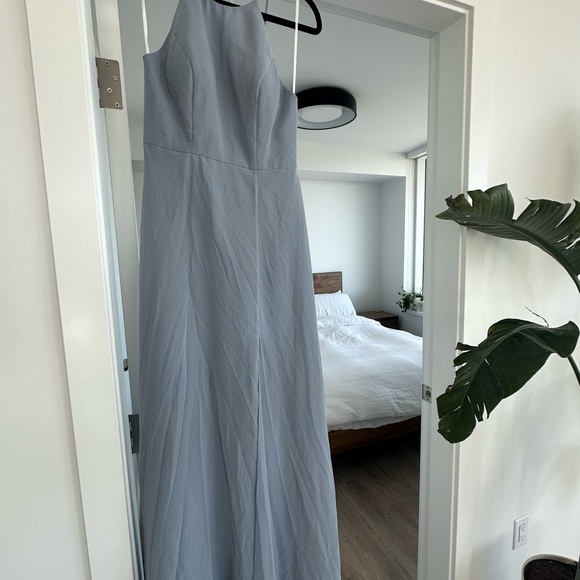 Jenny Yoo Kayla bridesmaid dress in Chambray, size 0 - Picture 4 of 5